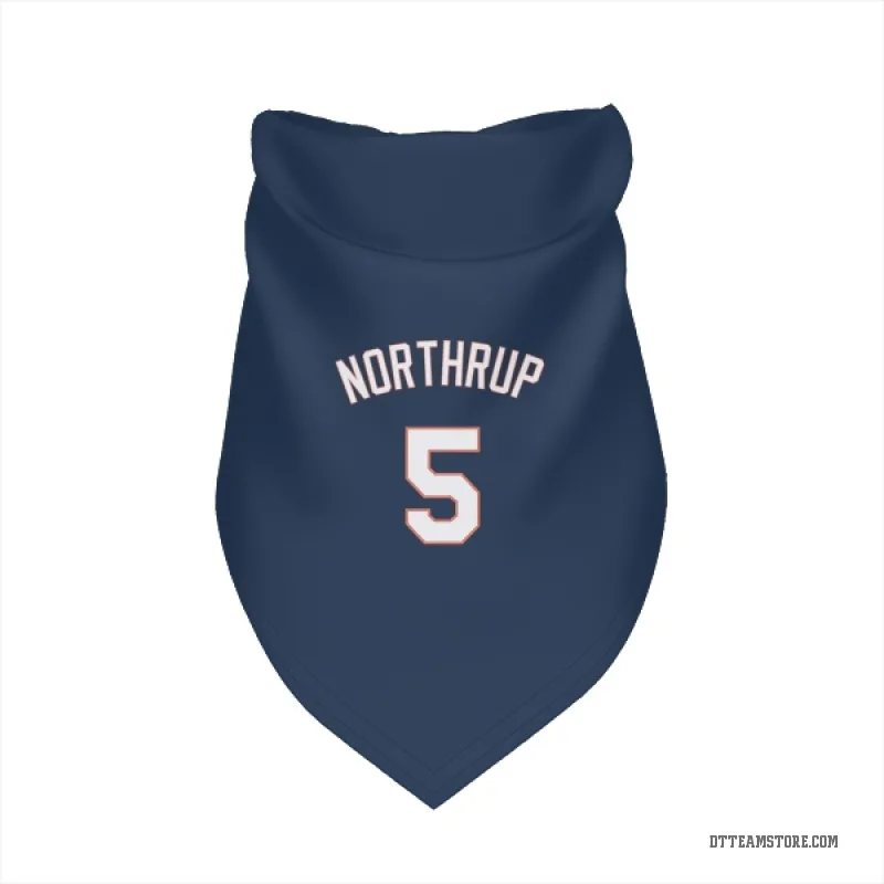 Jim Northrup Navy Detroit Tigers Cat & Dog Pet Bandana