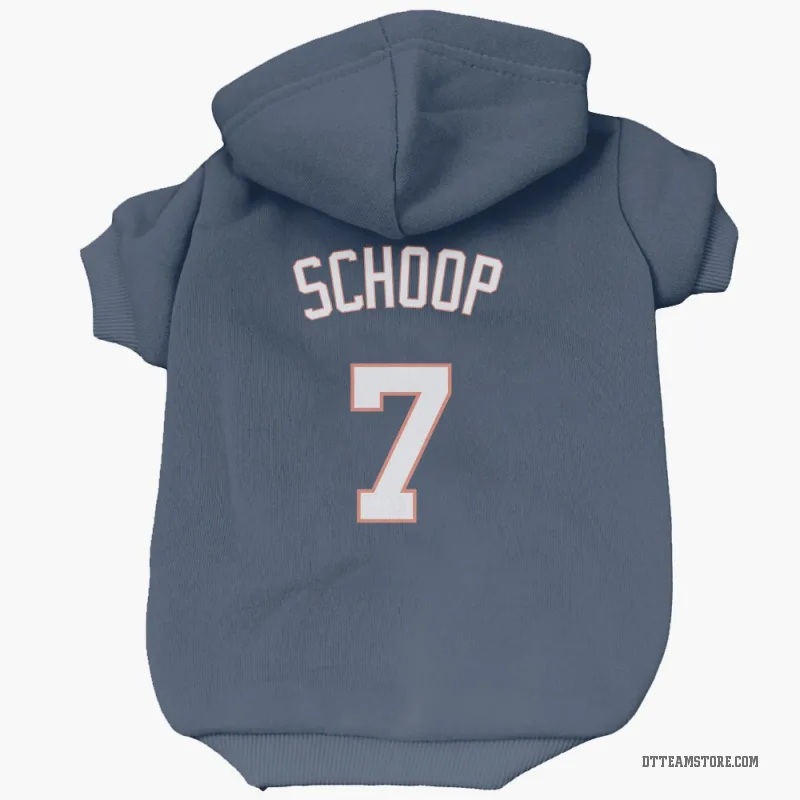 Jonathan Schoop Navy Detroit Tigers Cat & Dog Pet Hoodie