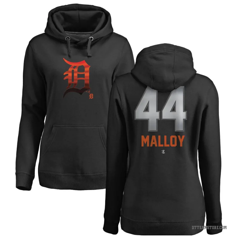 Justyn-Henry Malloy Women's Black Detroit Tigers Branded Midnight Mascot Pullover Hoodie -