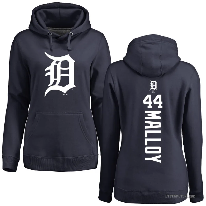 Justyn-Henry Malloy Women's Navy Detroit Tigers Backer Pullover Hoodie