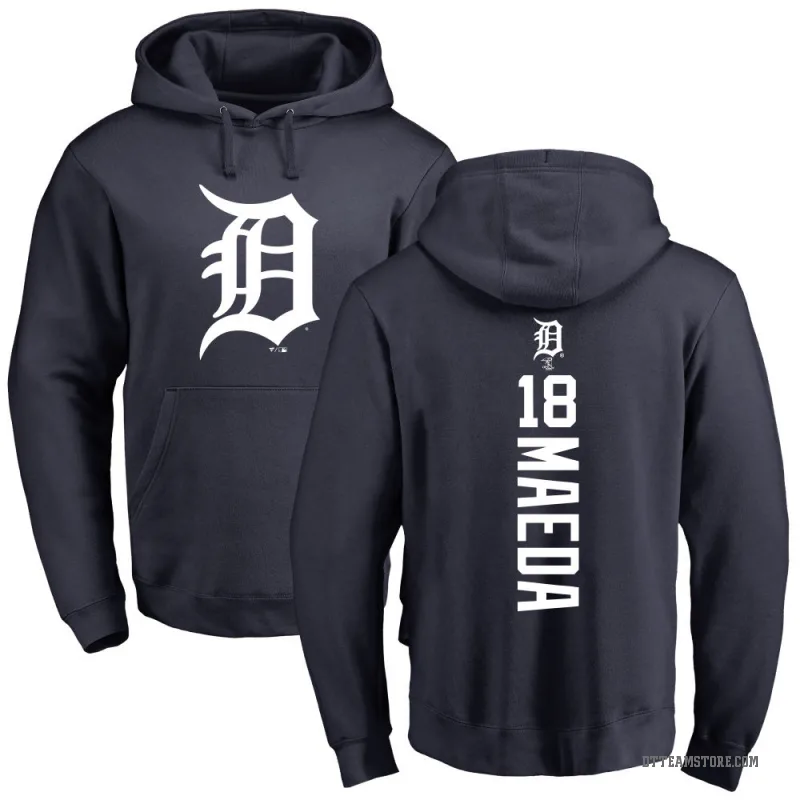 Kenta Maeda Men's Navy Detroit Tigers Backer Pullover Hoodie