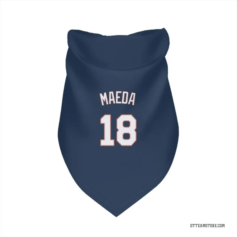 Kenta Maeda Navy Detroit Tigers Cat & Dog Pet Bandana