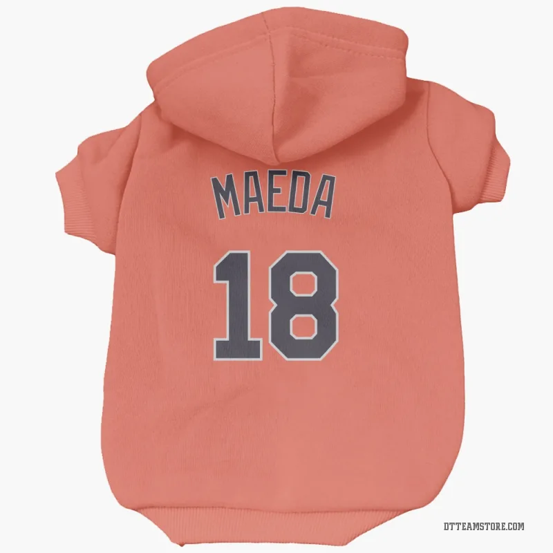 Kenta Maeda Orange Detroit Tigers Cat & Dog Pet Hoodie