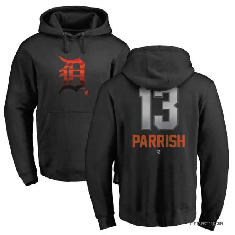 Lance Parrish Men's Black Detroit Tigers Branded Midnight Mascot Pullover Hoodie -