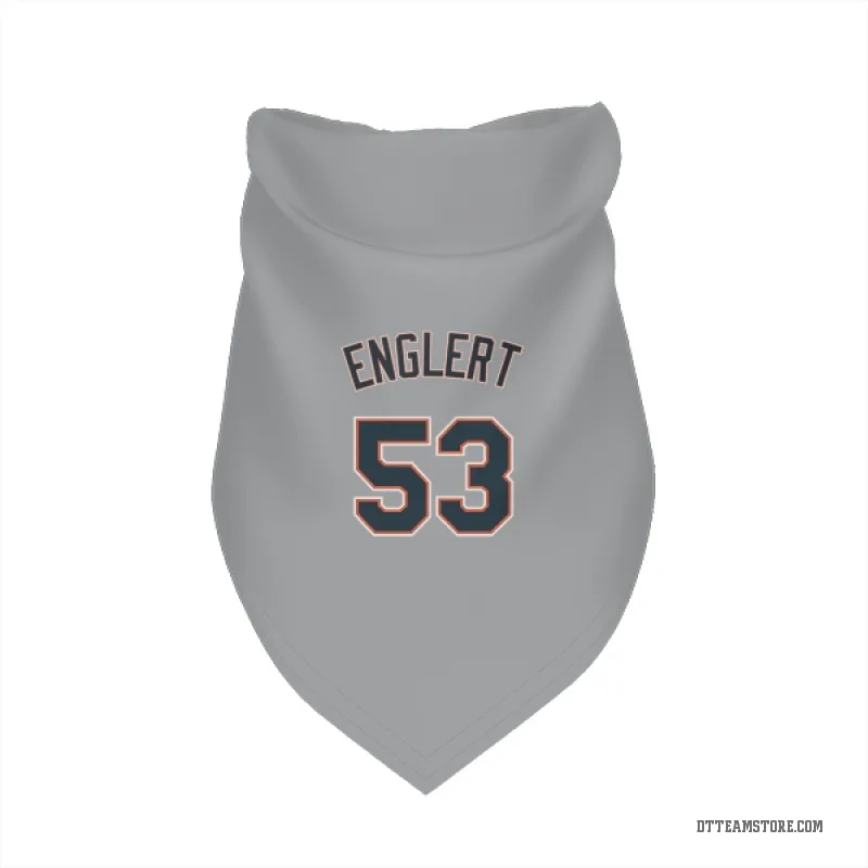 Mason Englert Gray Detroit Tigers Cat & Dog Pet Bandana