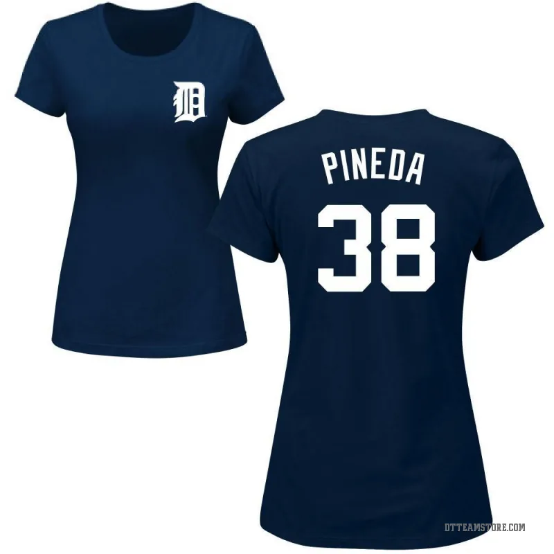 Michael Pineda Women's Navy Detroit Tigers Roster T-Shirt -