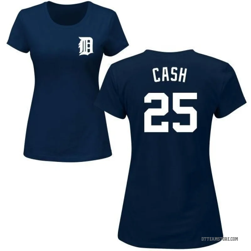 Eric Haase Detroit Tigers Women's Backer Slim Fit T-Shirt - Ash