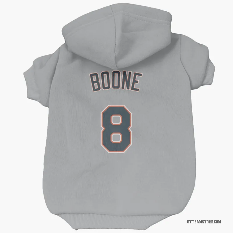 Ray Boone Gray Detroit Tigers Cat & Dog Pet Hoodie