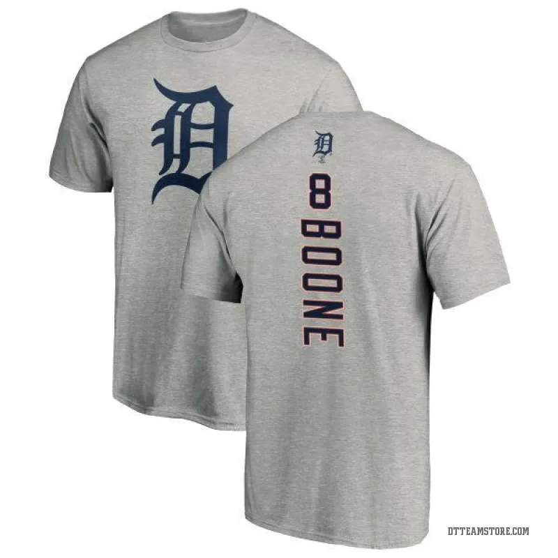 Ray Boone Men's Ash Detroit Tigers Backer T-Shirt -