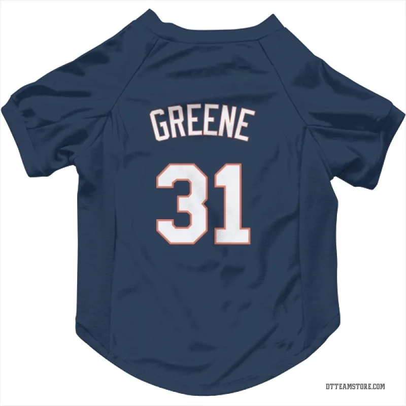 Riley Greene Navy Detroit Tigers Cat & Dog Pet Jersey