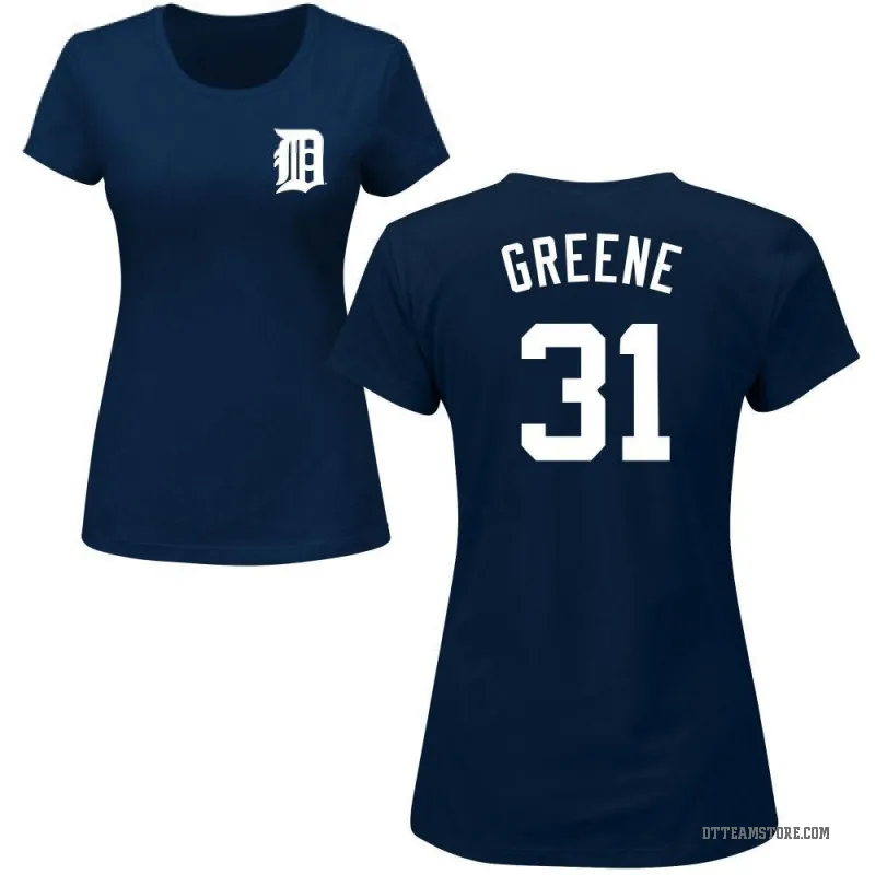 Riley Greene Women's Green Detroit Tigers Roster T-Shirt - Navy