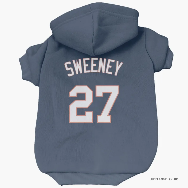 Trey Sweeney Navy Detroit Tigers Cat & Dog Pet Hoodie