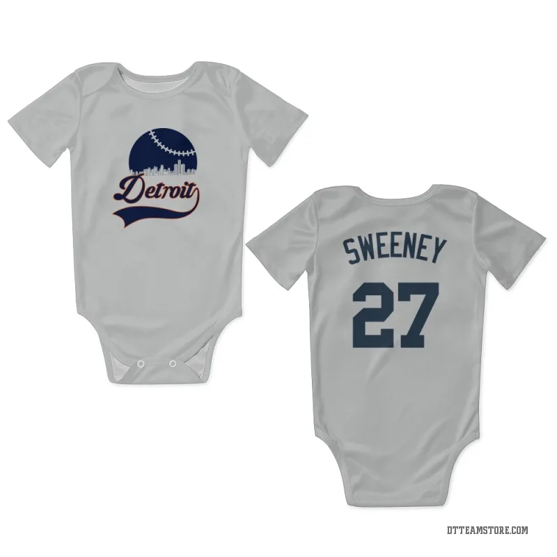 Trey Sweeney White Detroit Tigers Newborn & Infant Bodysuit