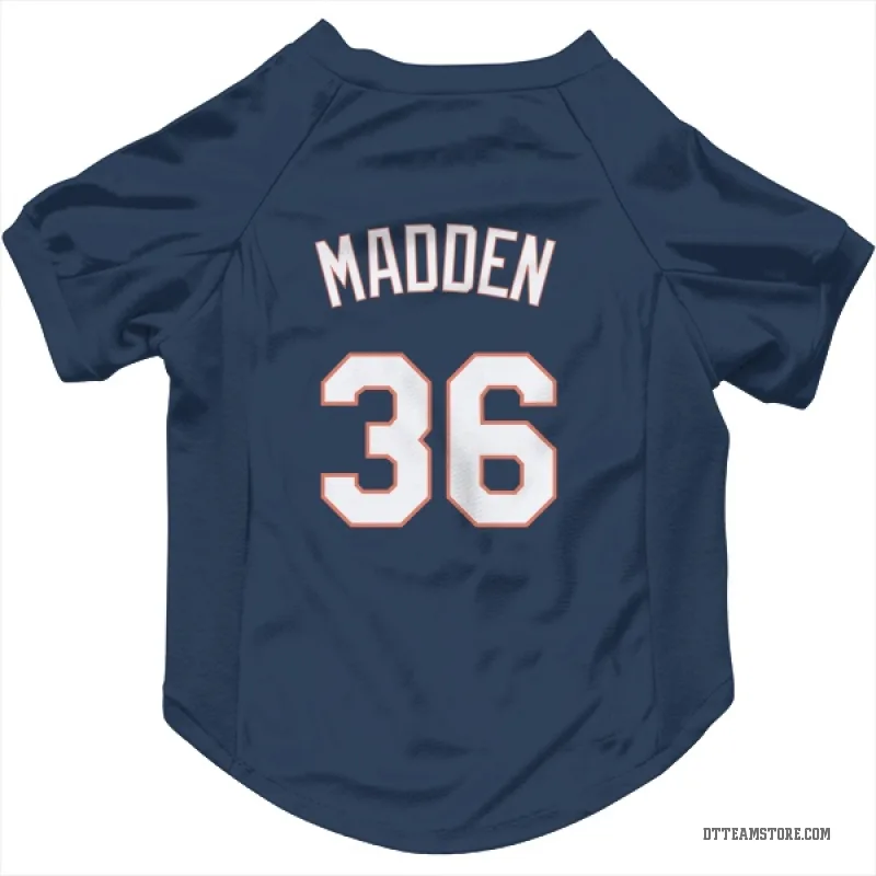 Ty Madden Navy Detroit Tigers Cat & Dog Pet Jersey