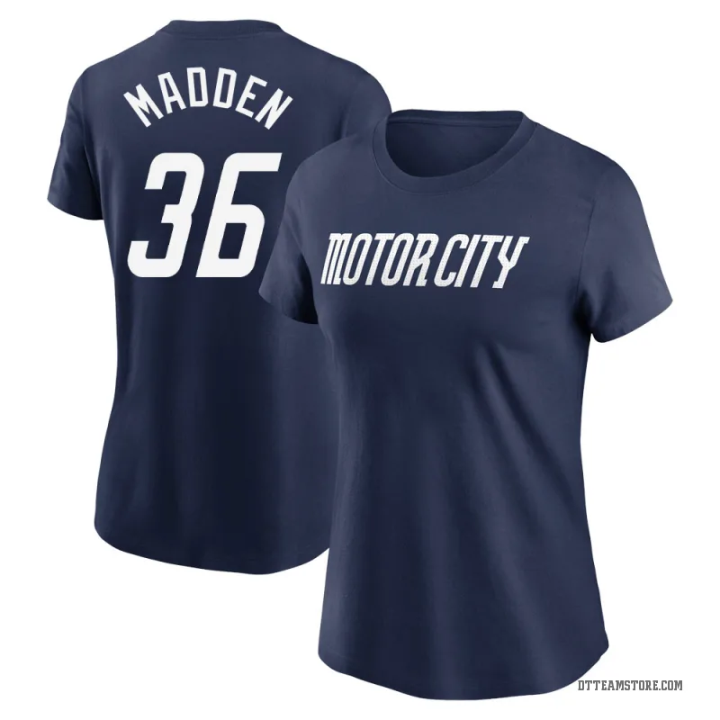 Ty Madden Women's Navy Detroit Tigers 2024 City Connect Fuse T-Shirt