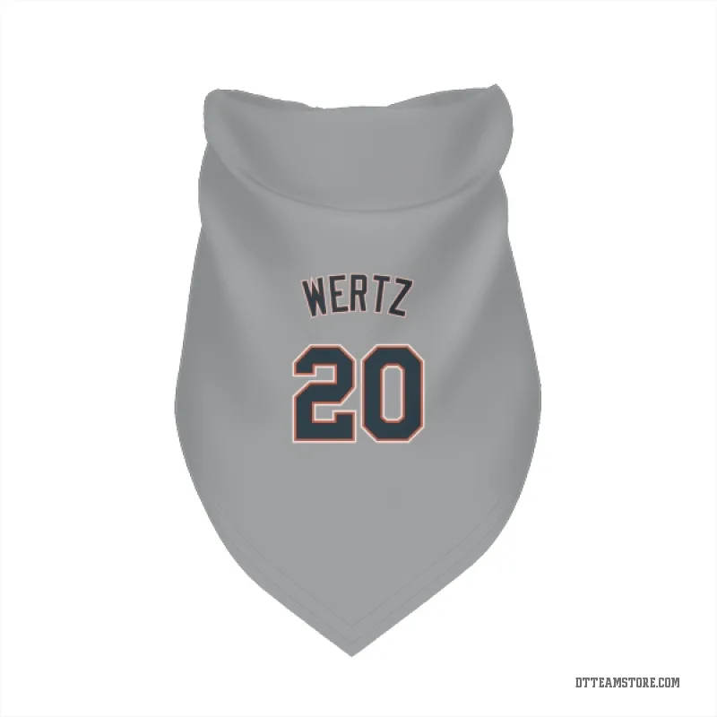 Vic Wertz Gray Detroit Tigers Cat & Dog Pet Bandana