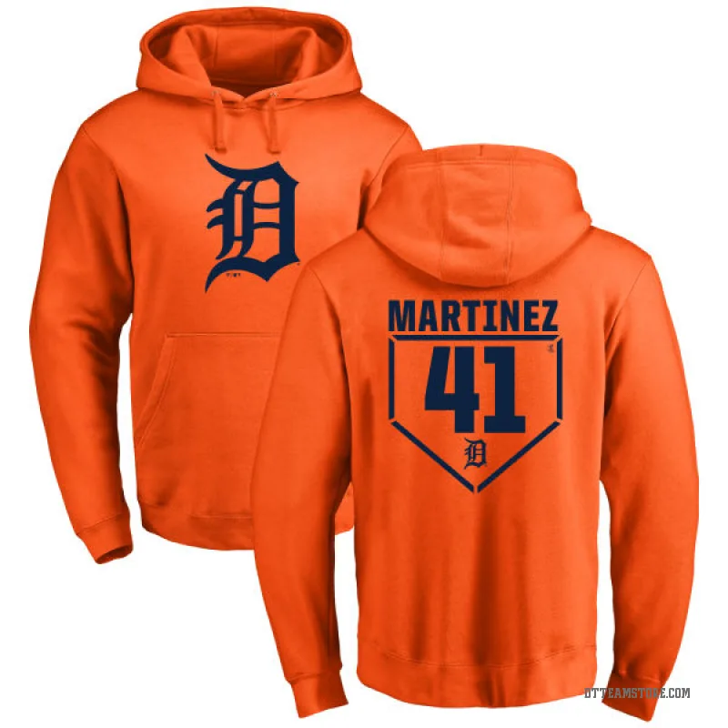 Victor Martinez Men's Orange Detroit Tigers Branded RBI Pullover Hoodie -