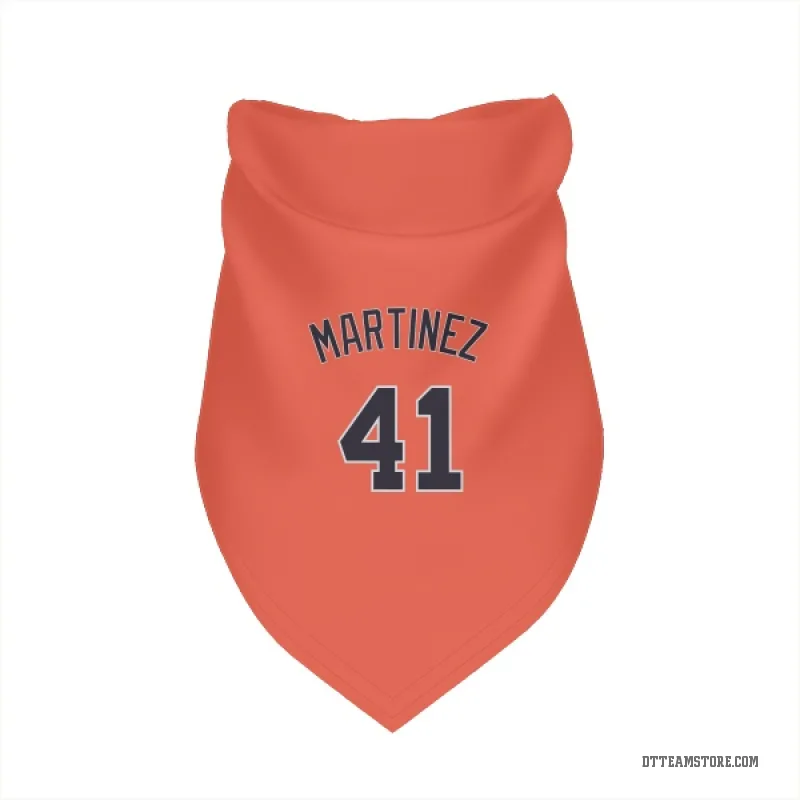 Victor Martinez Orange Detroit Tigers Cat & Dog Pet Bandana