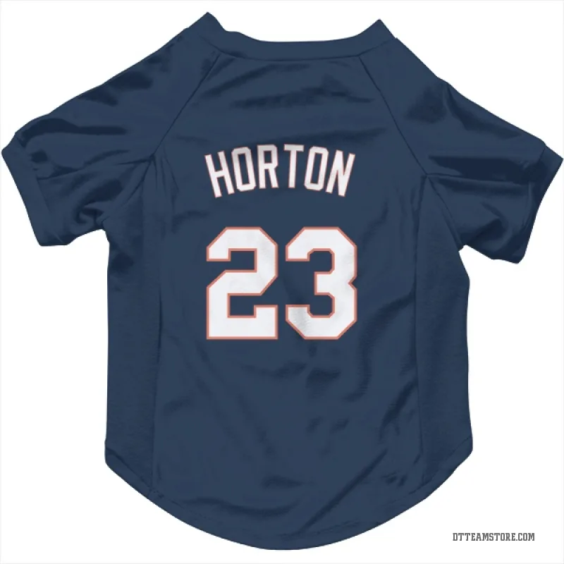 Willie Horton Navy Detroit Tigers Cat & Dog Pet Jersey