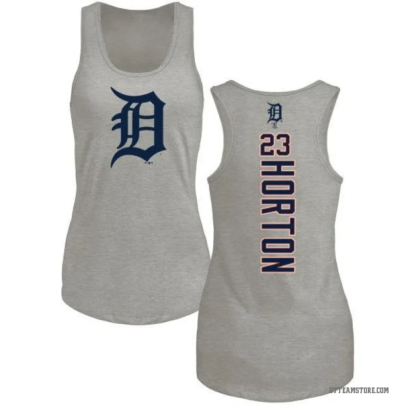 Willie Horton Women's Ash Detroit Tigers Backer Tank Top -