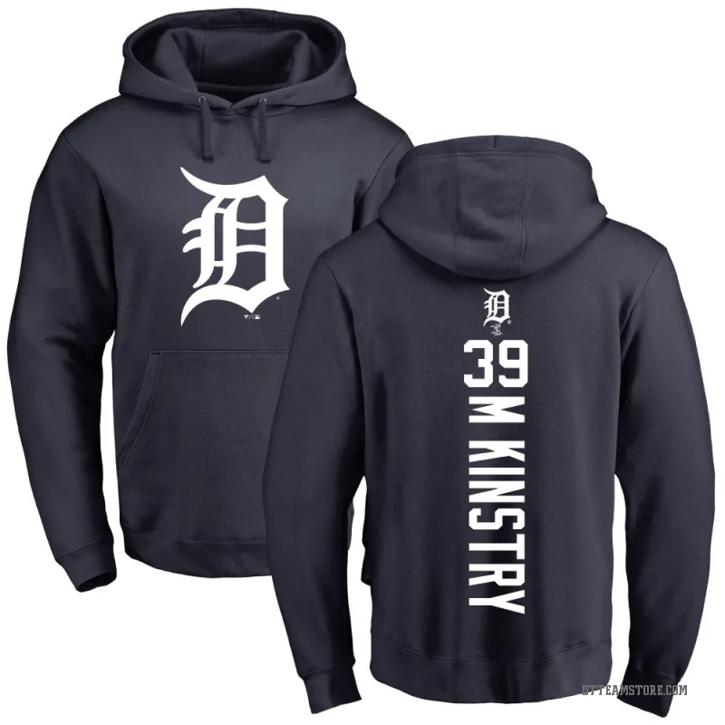 Zach McKinstry Men's Navy Detroit Tigers Backer Pullover Hoodie